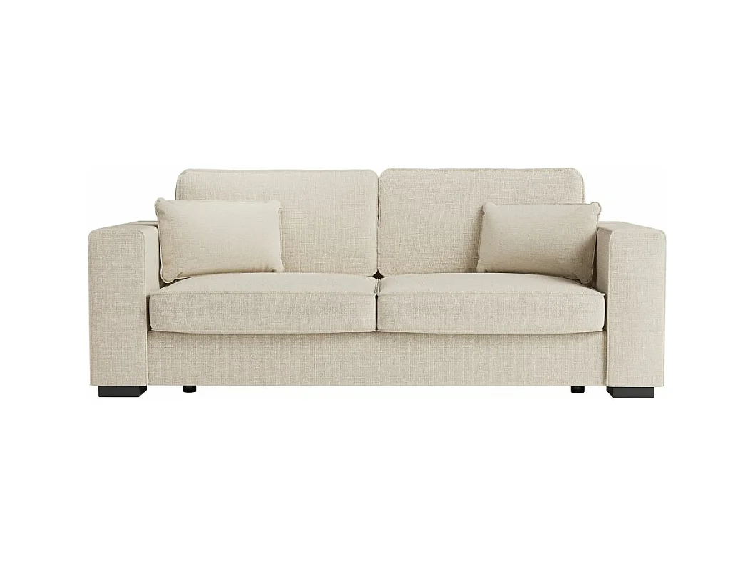 Ensemble canapés 2 places et 3 places Belami en tissu - Beige - Loungitude