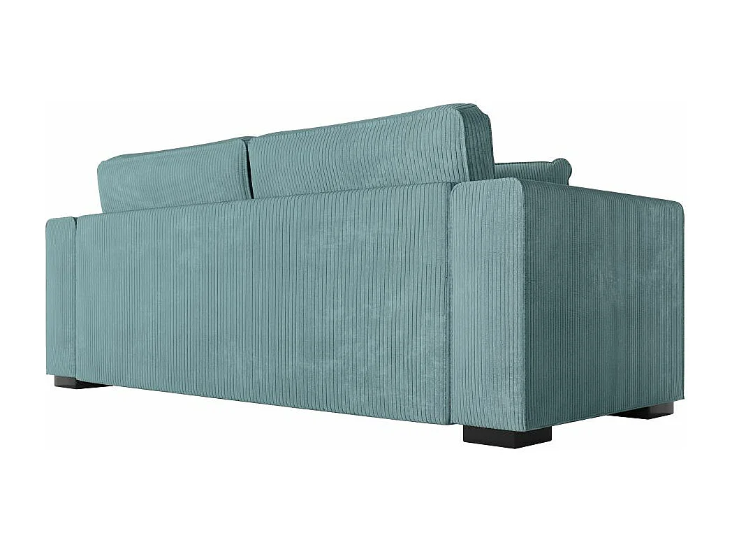 Ensemble canapés 2 places et 3 places Belami en velours côtelé - Bleu clair - Loungitude