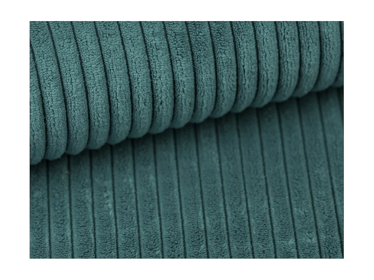 Ensemble canapés 2 places et 3 places Belami en velours côtelé - Bleu clair - Loungitude