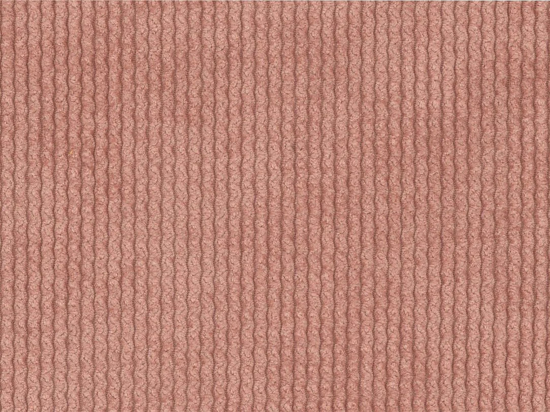 Stor vänstervänd soffa i rosa finkordad sammet POGNI från Maison Céphy