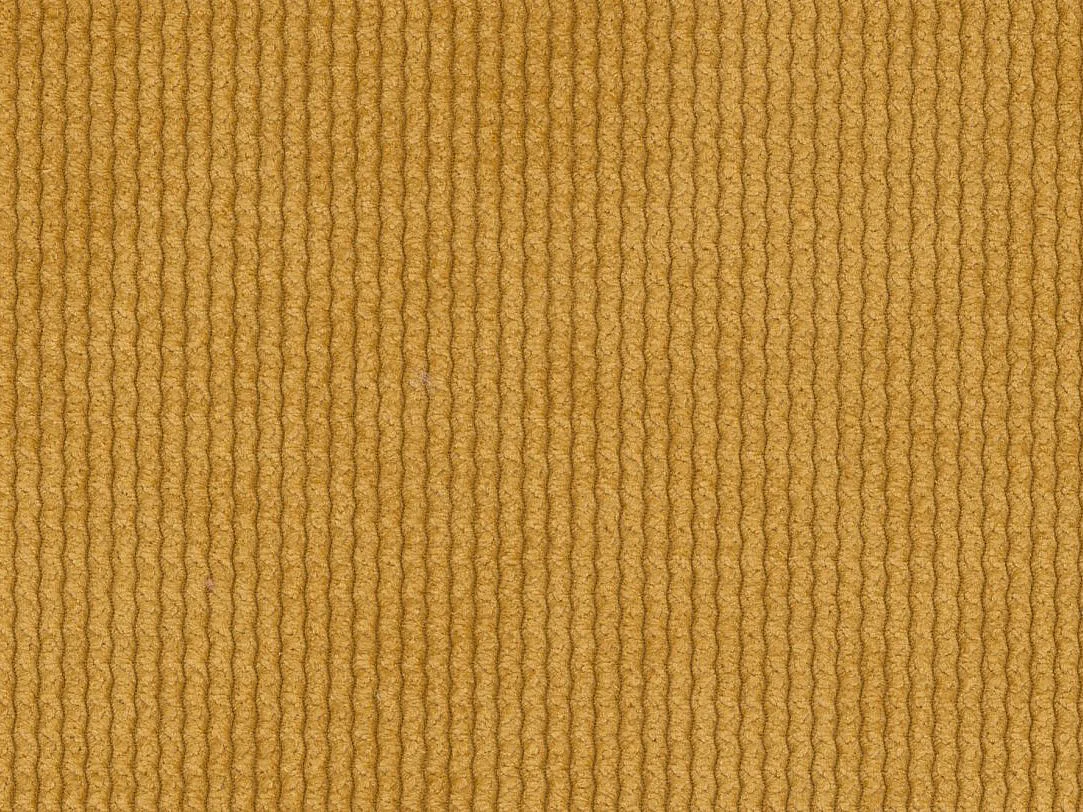 Großes Ecksofa - Ecke links - Samt-Stoff - Senfgelb - POGNI von Maison Céphy