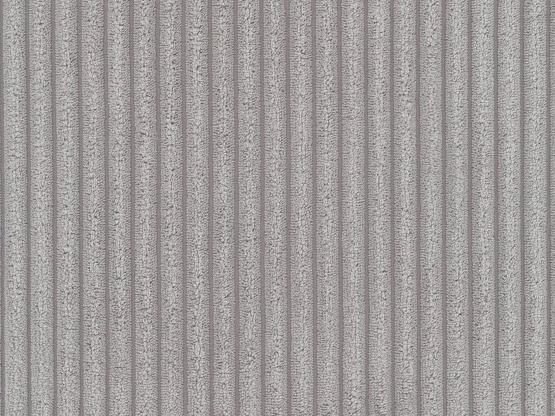 Ecksofa mit Schlaffunktion - Ecke wechselbar - Cord - Hellgrau - NESSARO