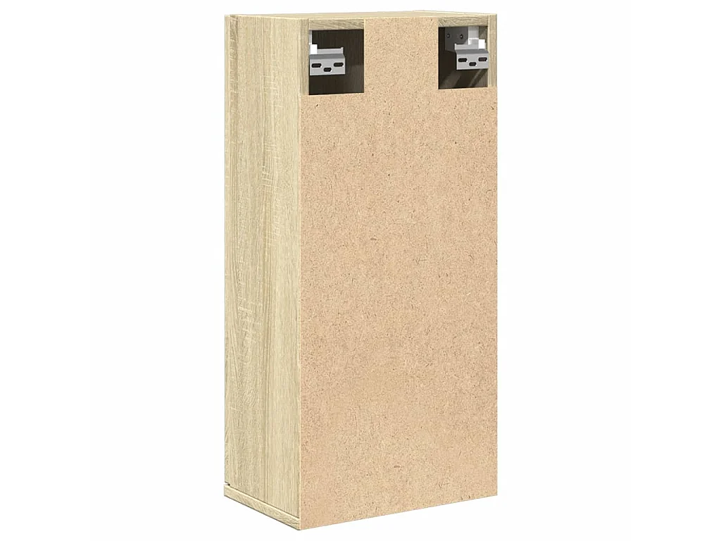 Mobile da Bagno a Parete Rovere Sonoma 32x20x67 cm