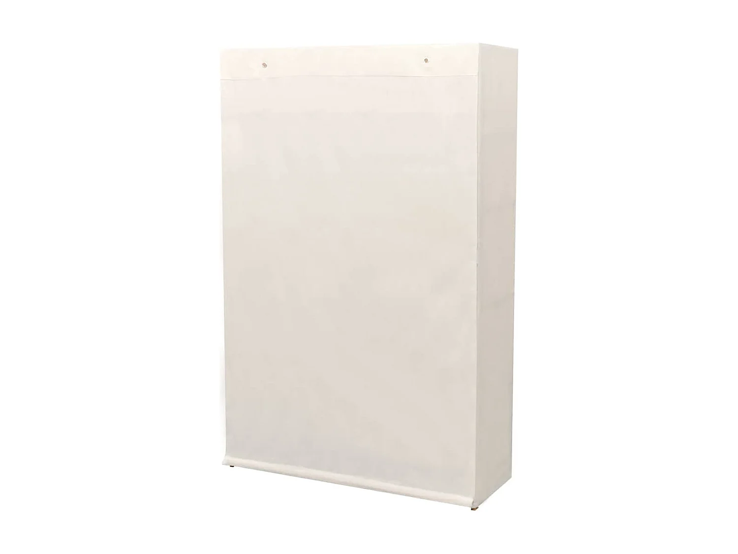 Garde-robe en tissu et bois de pin 110x40x170 cm