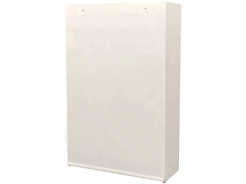 Schrank Stoff und Kiefernholz 110 x 40 x 170 cm