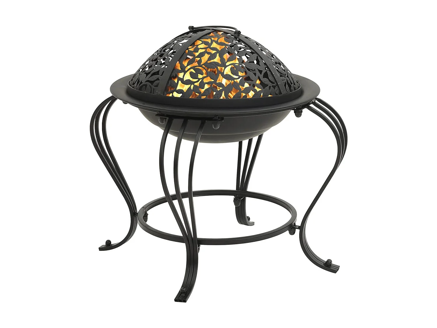 Brasero con atizador acero 49 cm