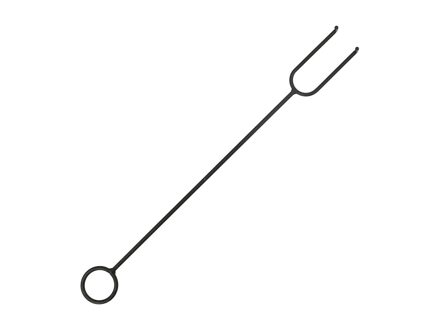 Brasero con atizador acero 79x79x46,5 cm