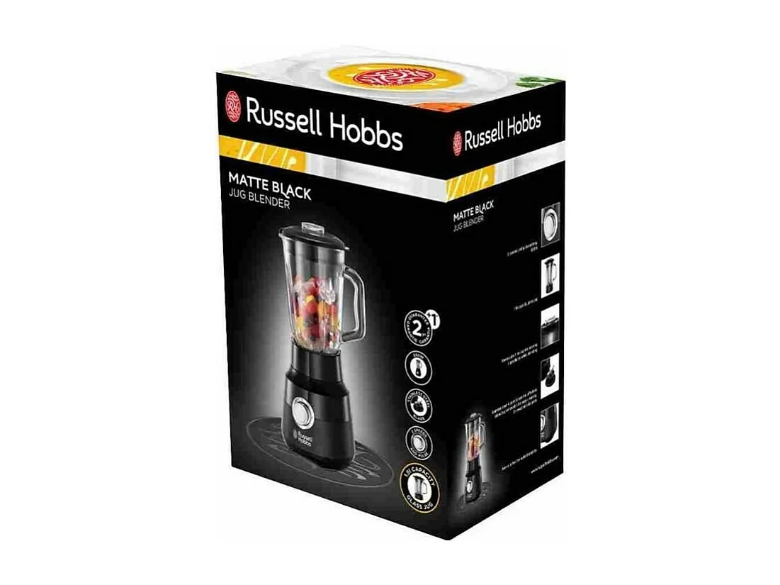 Mixer Russell Hobbs Matte Black 24722-56 650 W Mattschwarz Glasbehälter 1,5 L