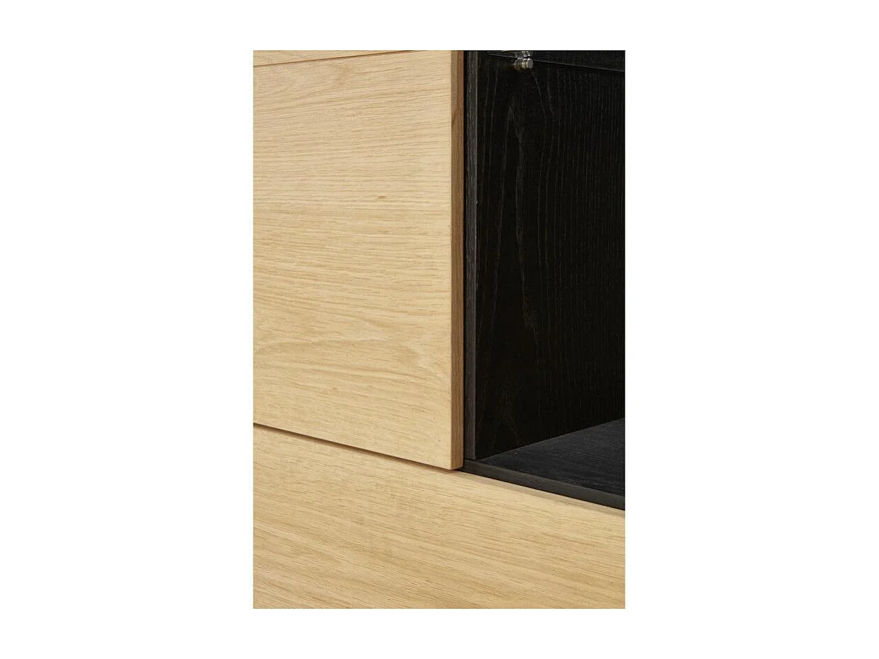 Vitrine 2 Portes & 2 Niches "Brookside" 153cm Beige