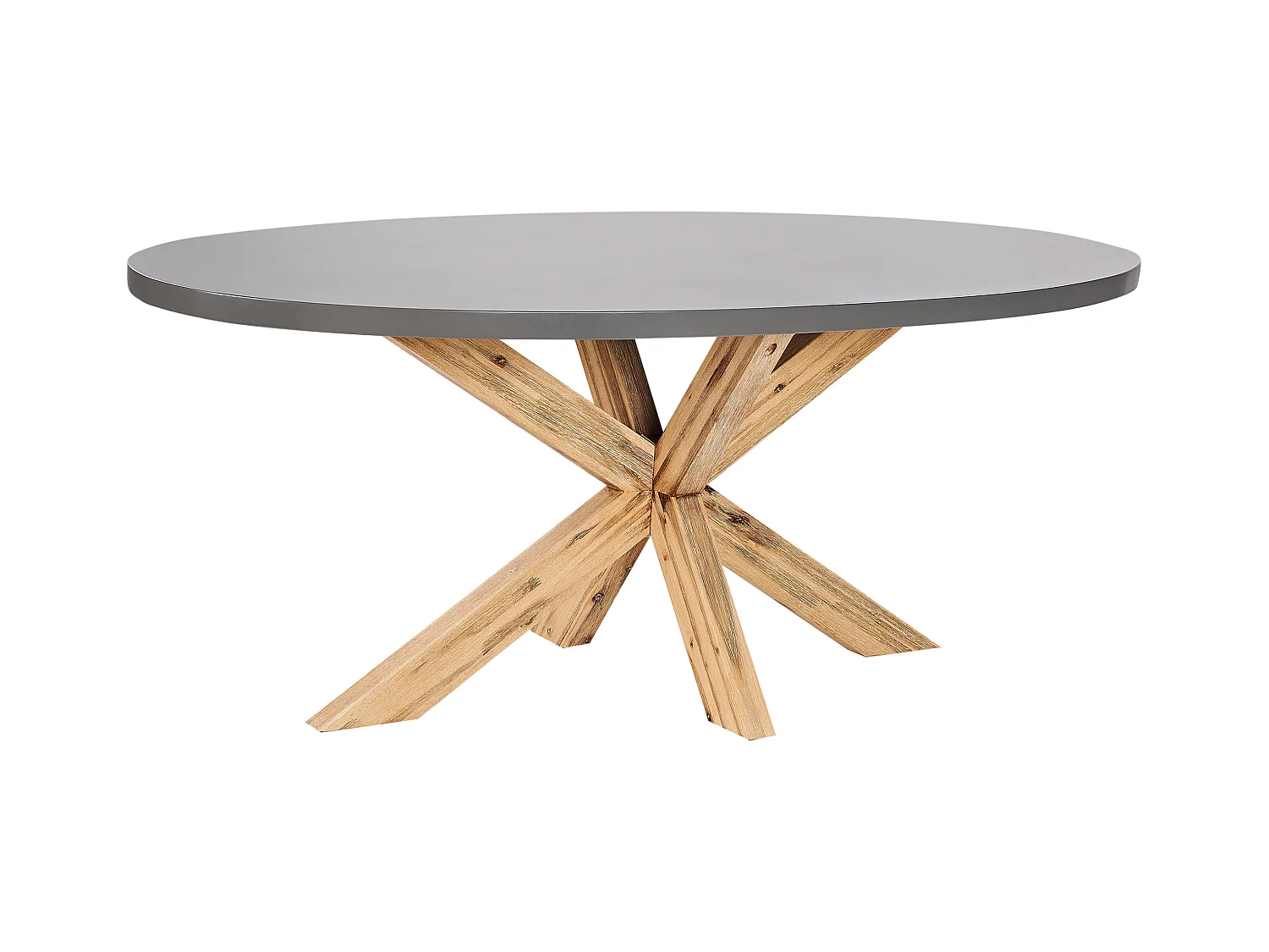 Table de salle à manger de jardin ORISTANO 190 cm 100 cm Béton Gris