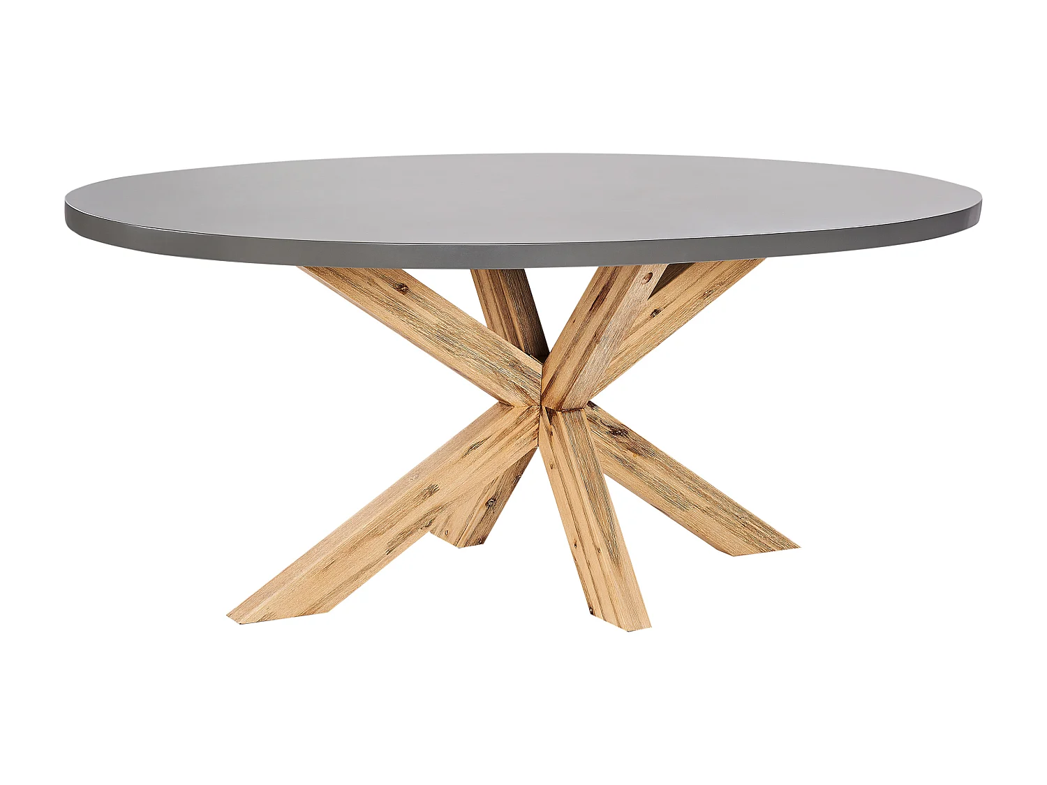 Mesa de refeição de jardim ORISTANO 190 cm 100 cm Betão Cinzento