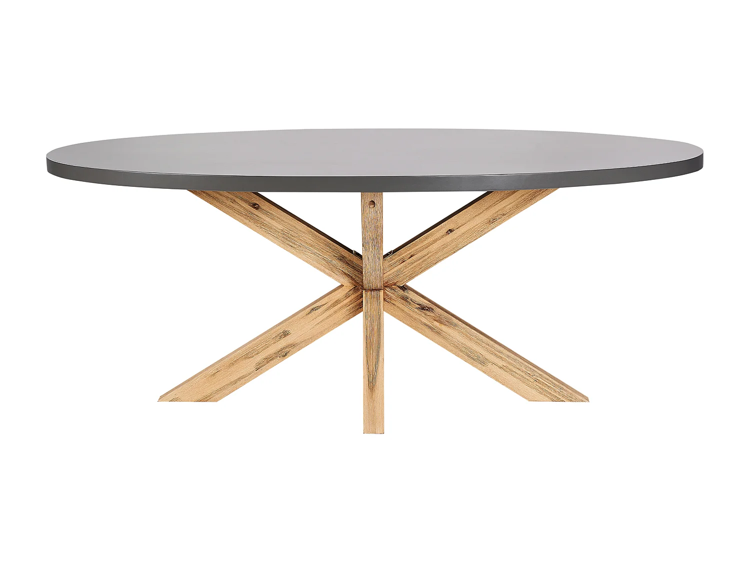 Mesa de refeição de jardim ORISTANO 190 cm 100 cm Betão Cinzento