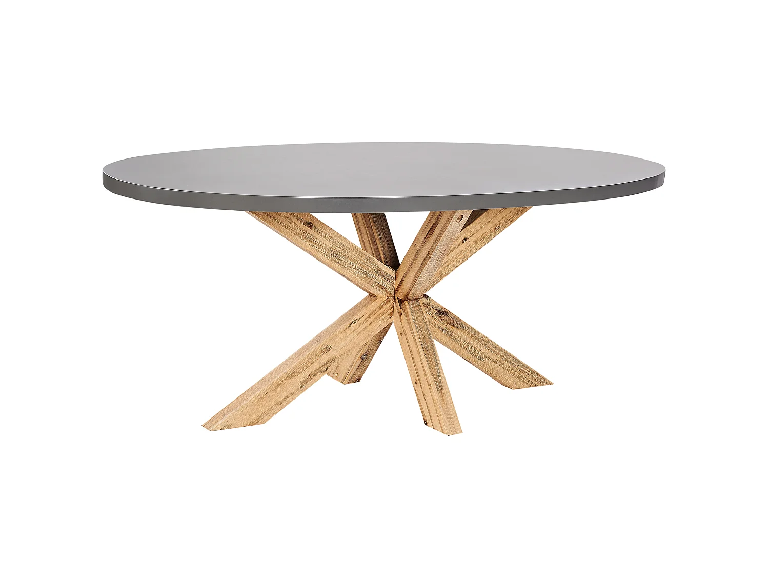 Table de salle à manger de jardin ORISTANO 190 cm 100 cm Béton Gris