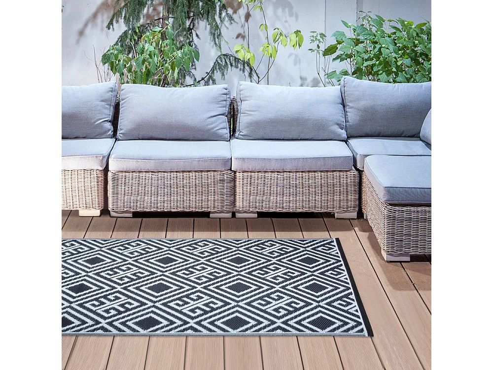 Tapis de jardin reversible Graphique