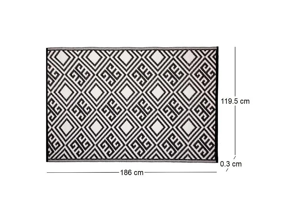 Tapis de jardin reversible Graphique