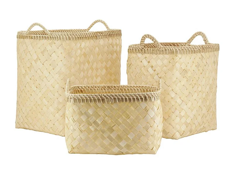 Corbeilles hautes en bambou Tokyo