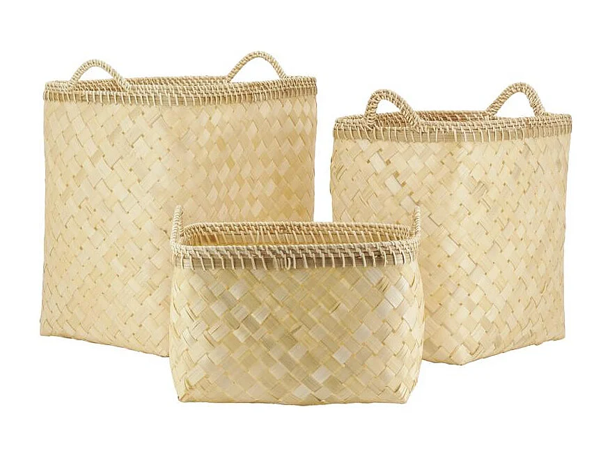 Corbeilles hautes en bambou Tokyo