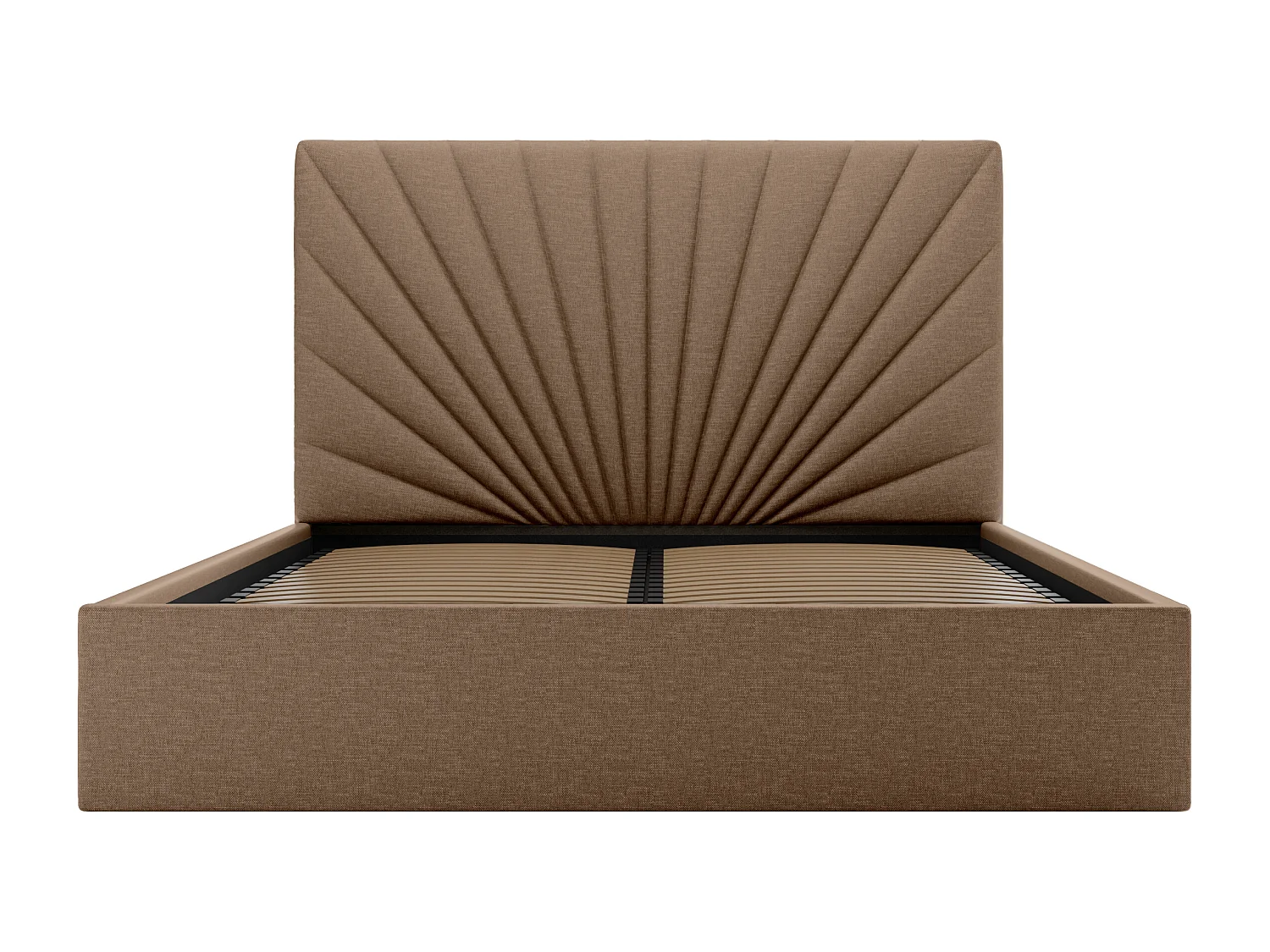 Bed met opbergruimte 180 x 200 cm - Stof - Taupegrijs - RILIODA II van Pascal Morabito