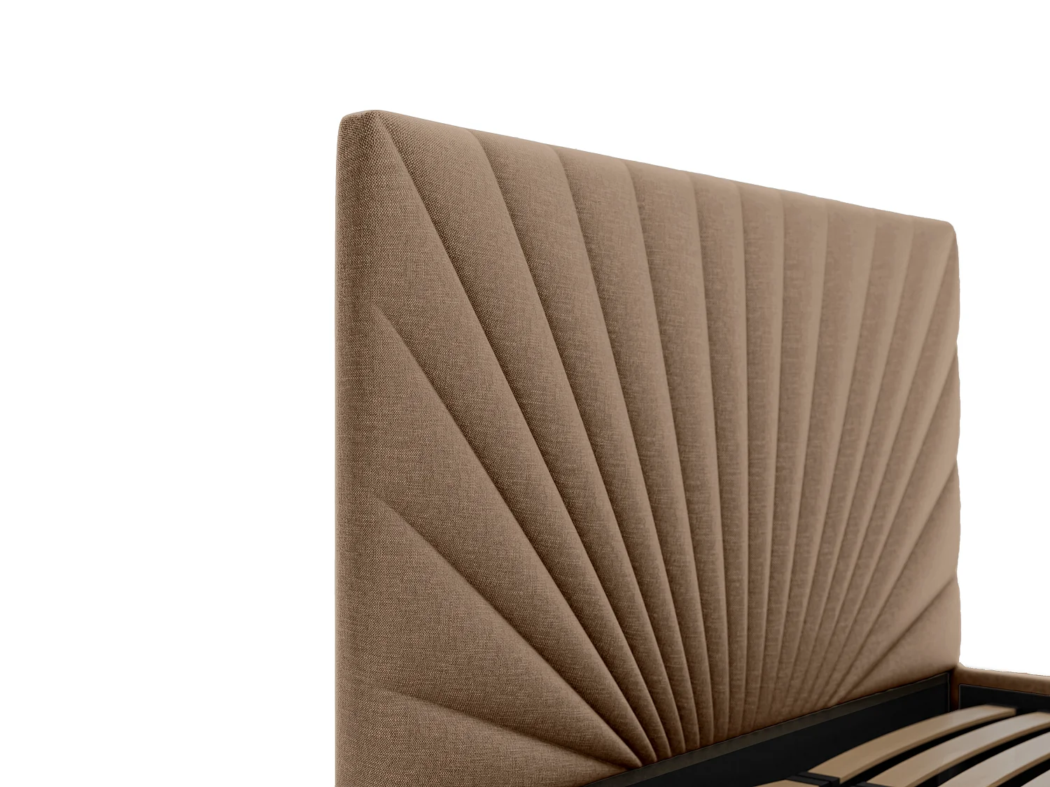 Bed met opbergruimte 180 x 200 cm - Stof - Taupegrijs - RILIODA II van Pascal Morabito