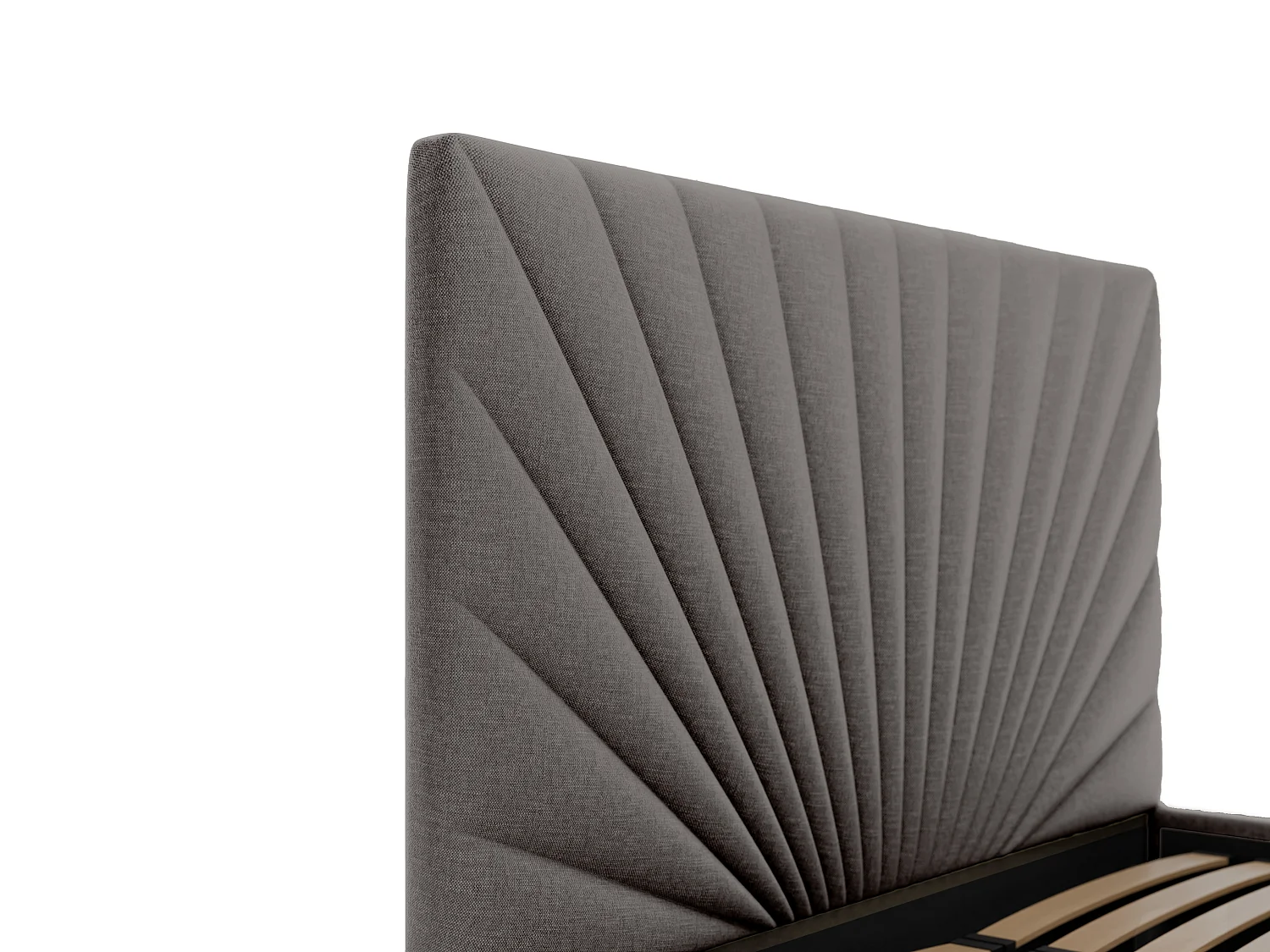 Bed met opbergruimte 180 x 200 cm - Stof - Antracietgrijs - RILIODA II van Pascal Morabito