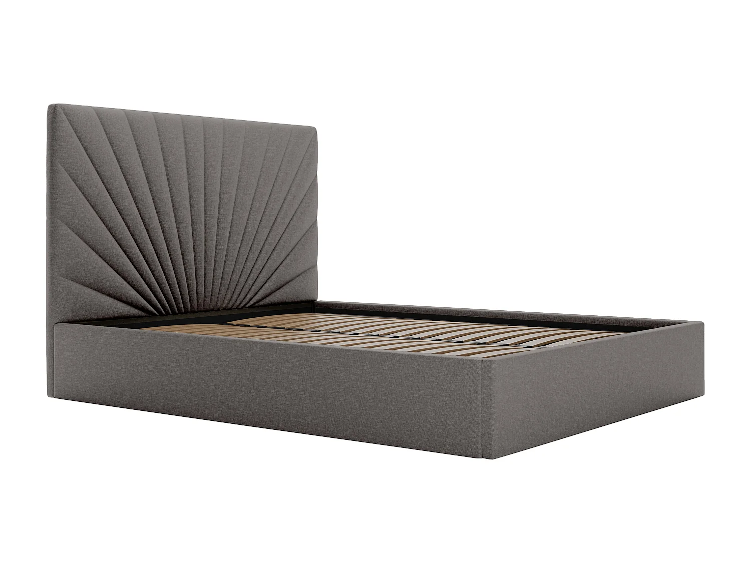 Bed met opbergruimte 180 x 200 cm - Stof - Antracietgrijs - RILIODA II van Pascal Morabito