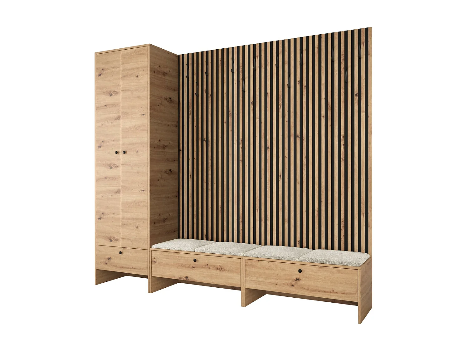 Conjunto para corredor Hartford 484, Colocado, 21x23x4cm