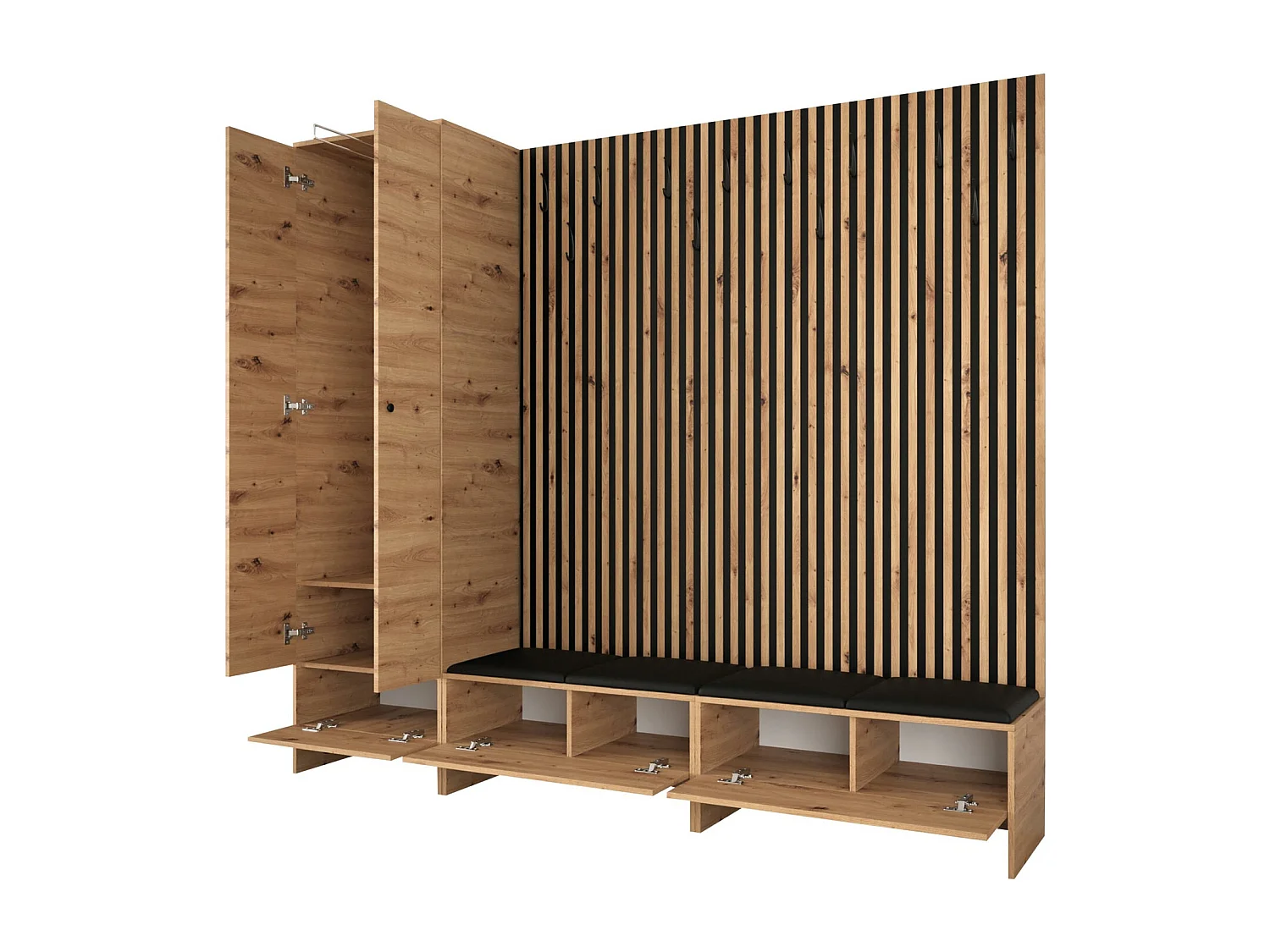 Conjunto para corredor Hartford 484, Colocado, 21x23x4cm