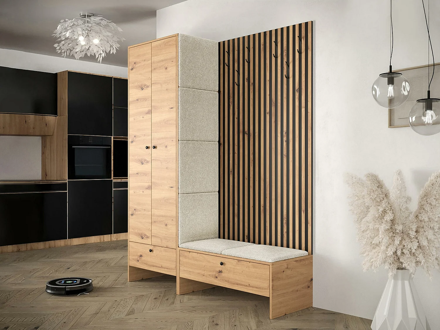 Conjunto para corredor Hartford 320, Colocado, 21x15x4cm