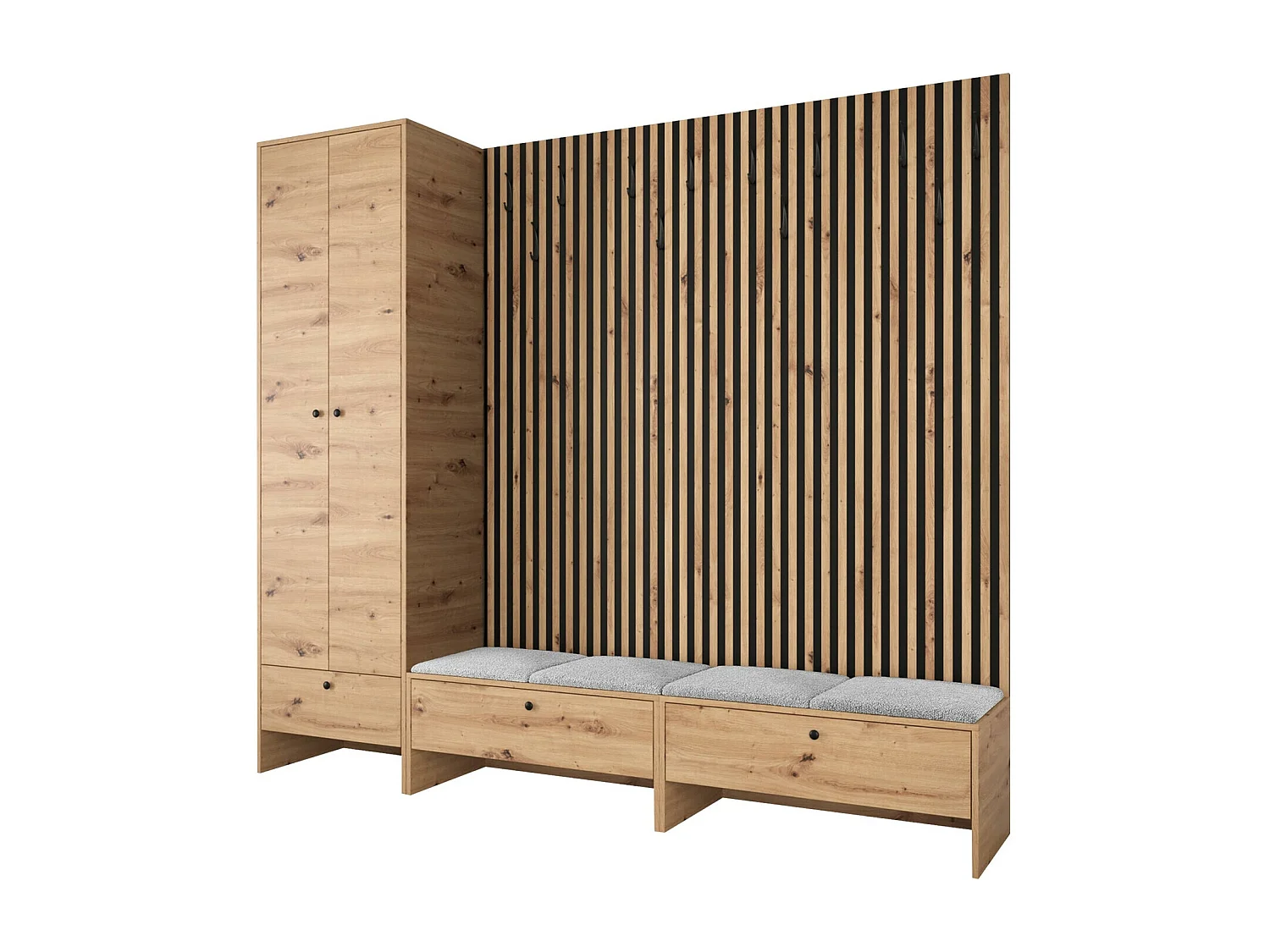 Conjunto para corredor Hartford 484, Colocado, 21x23x4cm