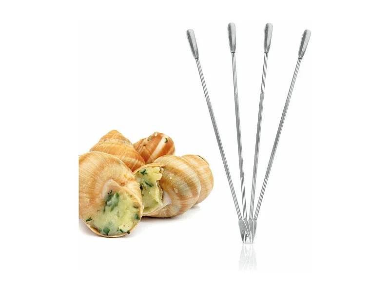 Set aus 4 Hummerzangen aus Edelstahl von Metaltex - 18cm - Spülmaschinenfest