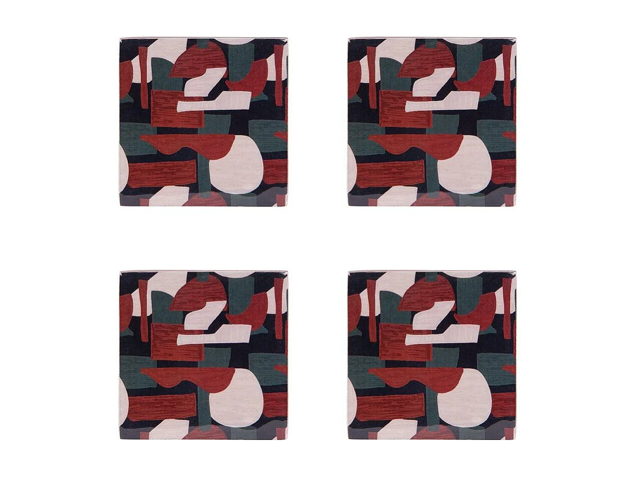 Set de 4 dessous de verre Origines 10 cm