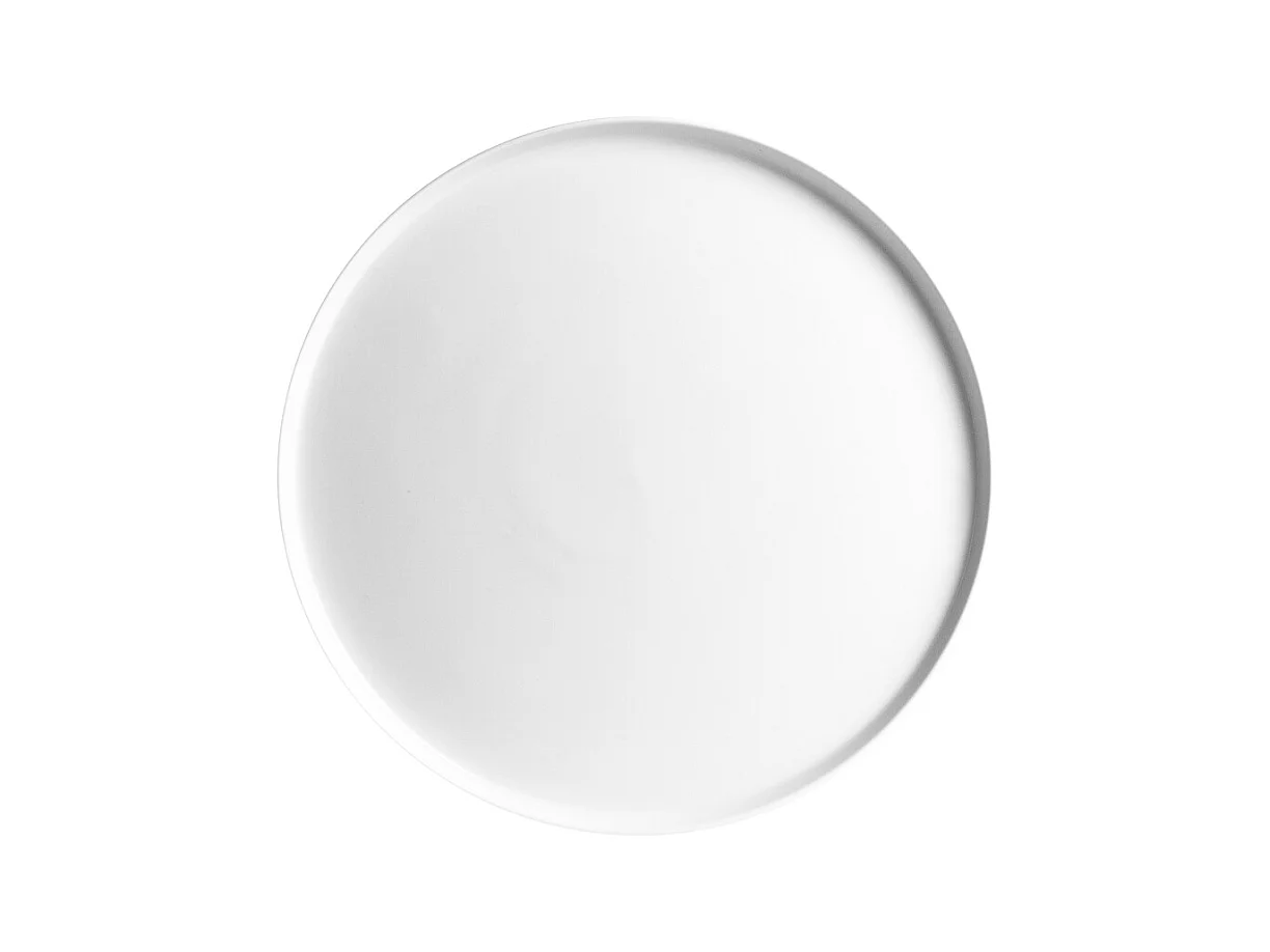Plat à tarte 30 cm en porcelaine blanche