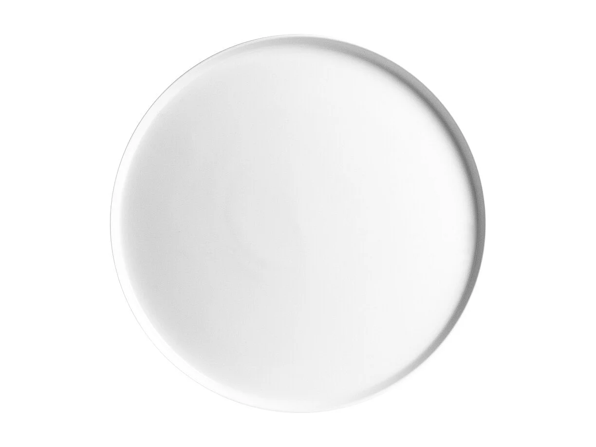 Plat à tarte 30 cm en porcelaine blanche
