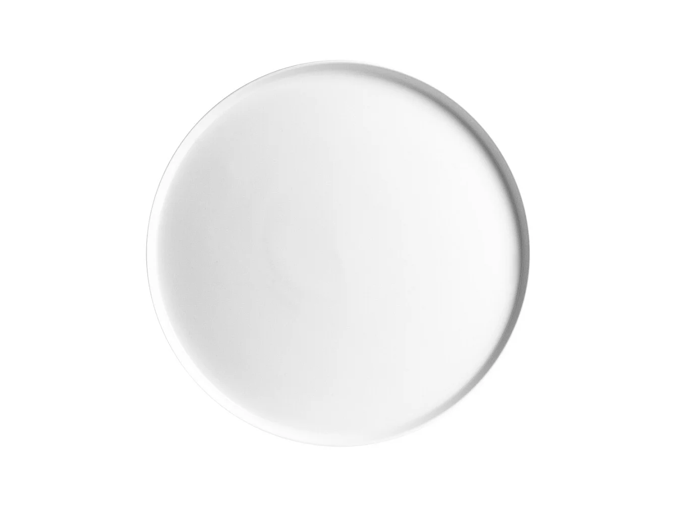 Plat à tarte 35,5 cm en porcelaine blanche