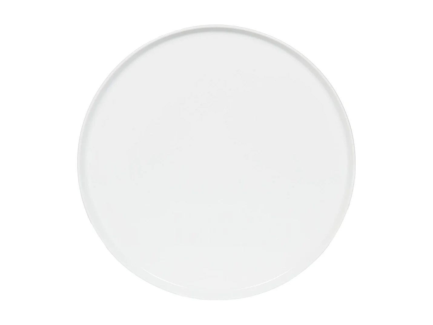 Plat à tarte 35,5 cm en porcelaine blanche