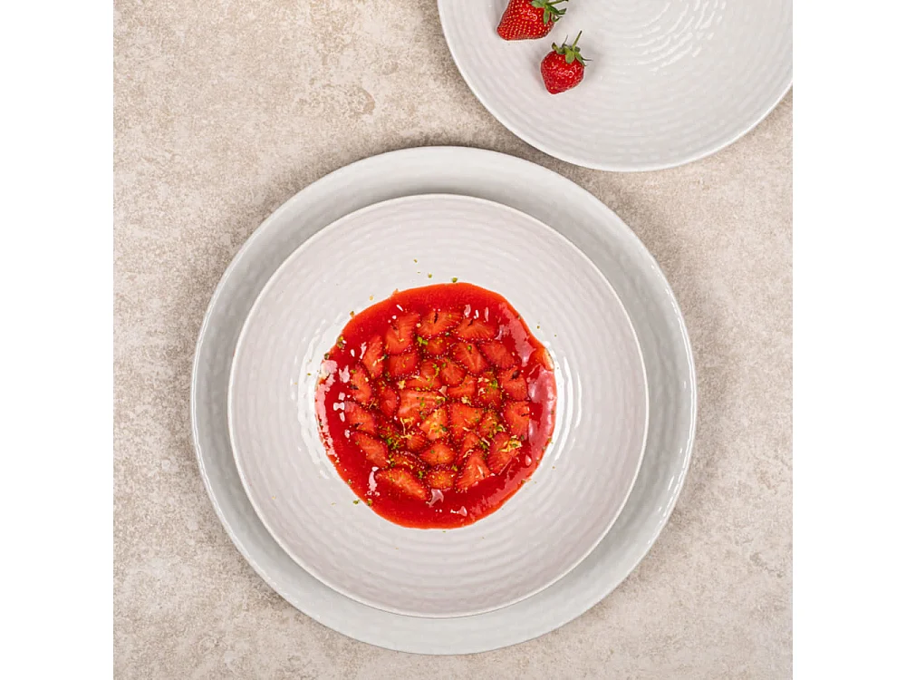 Assiette creuse Ayra 22 cm (lot de 6)