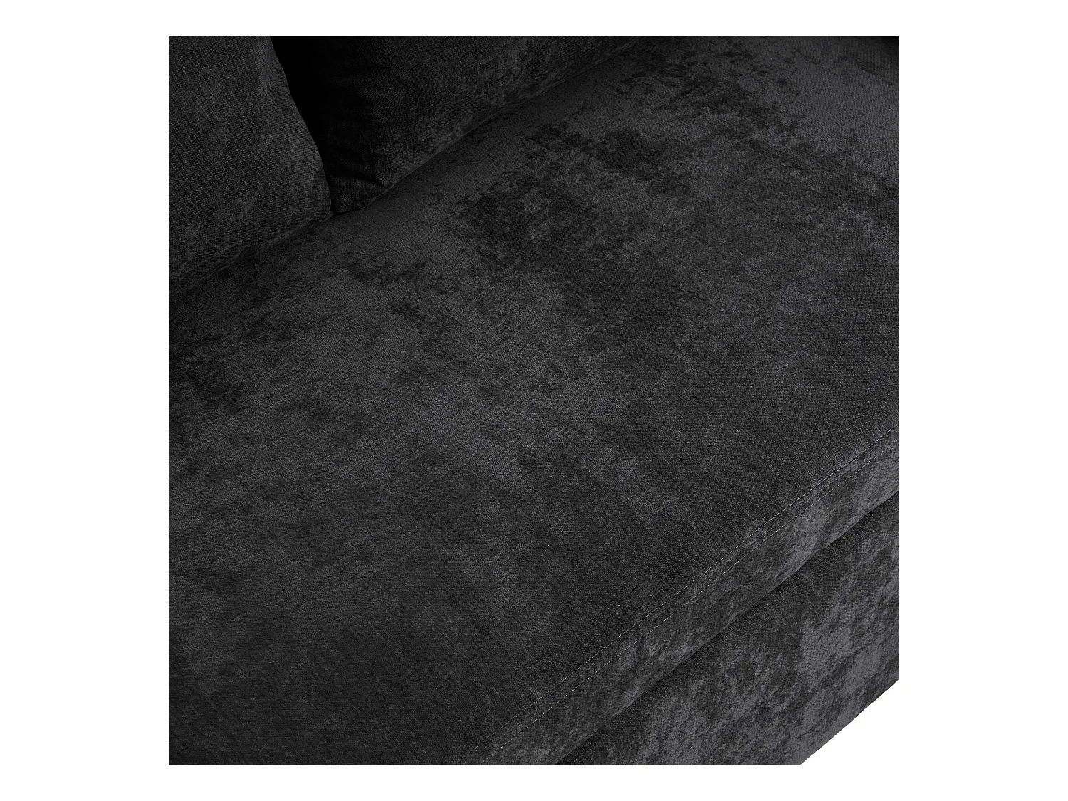 Divano trasformabile 2 posti con schienale regolabile - Supporto e presa USB - Tessuto Ciniglia - Funzione sleep - Grigio