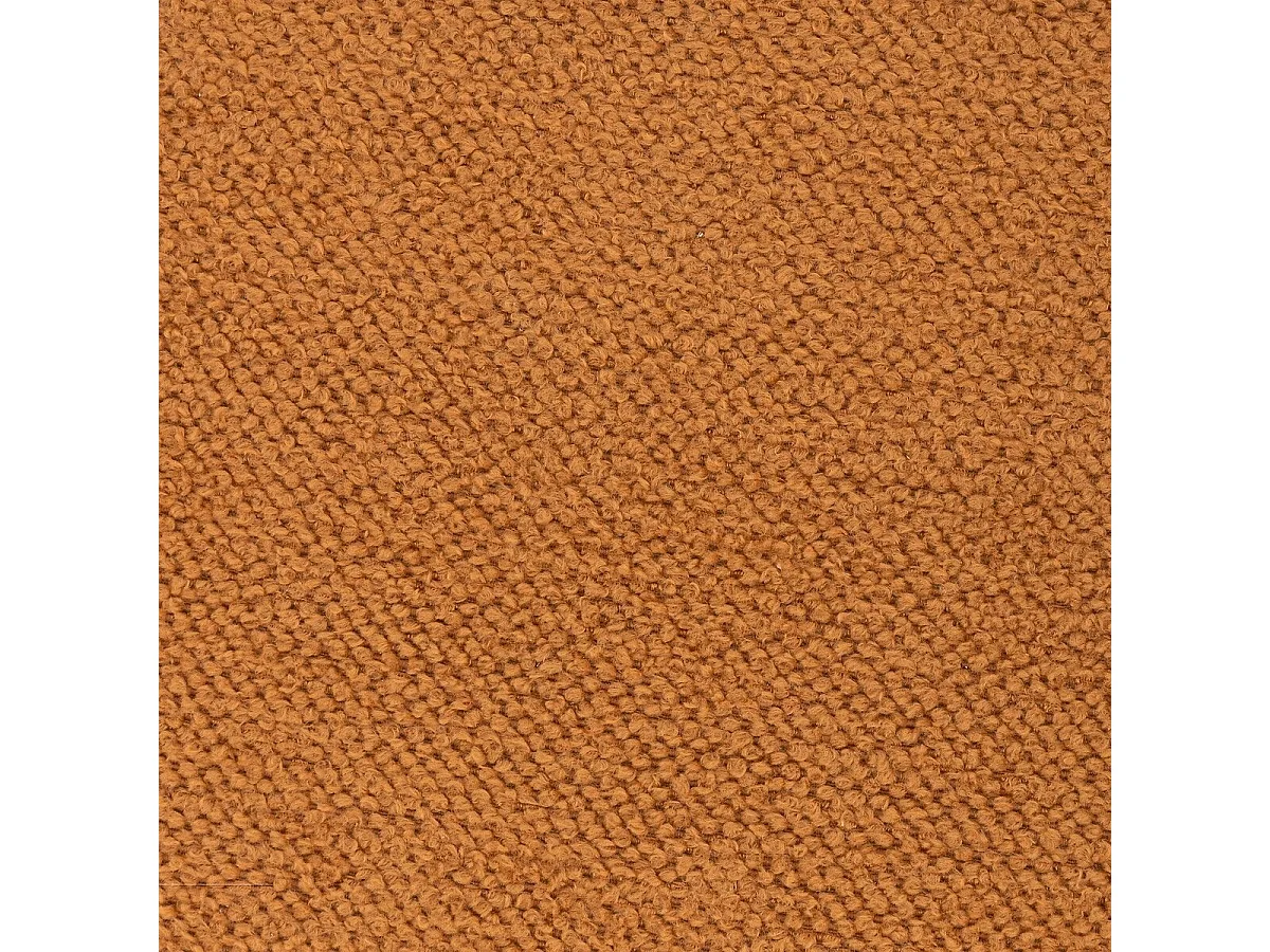 Pouf rond en tissu coloris Ambre - diamètre 39   Hauteur 40 cm