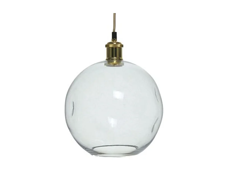 Lampe Suspension Design "Natalie" 32cm Transparent