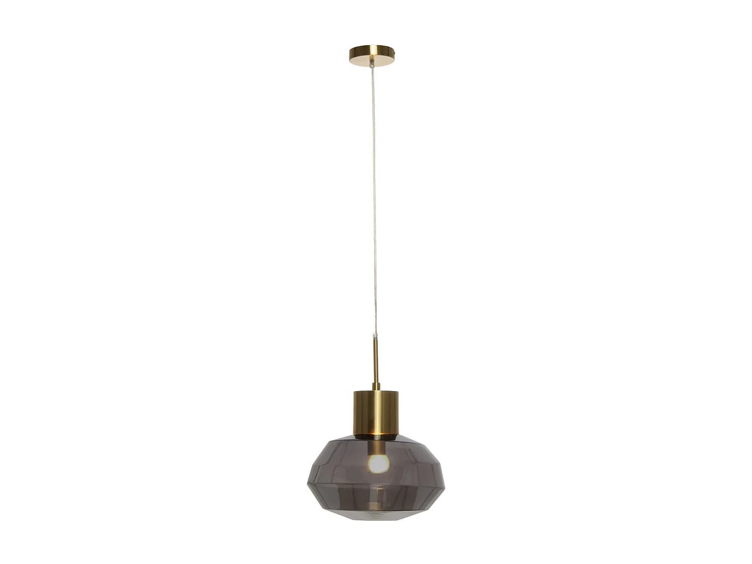 Lampe Suspension Design "Vince" 32cm Gris
