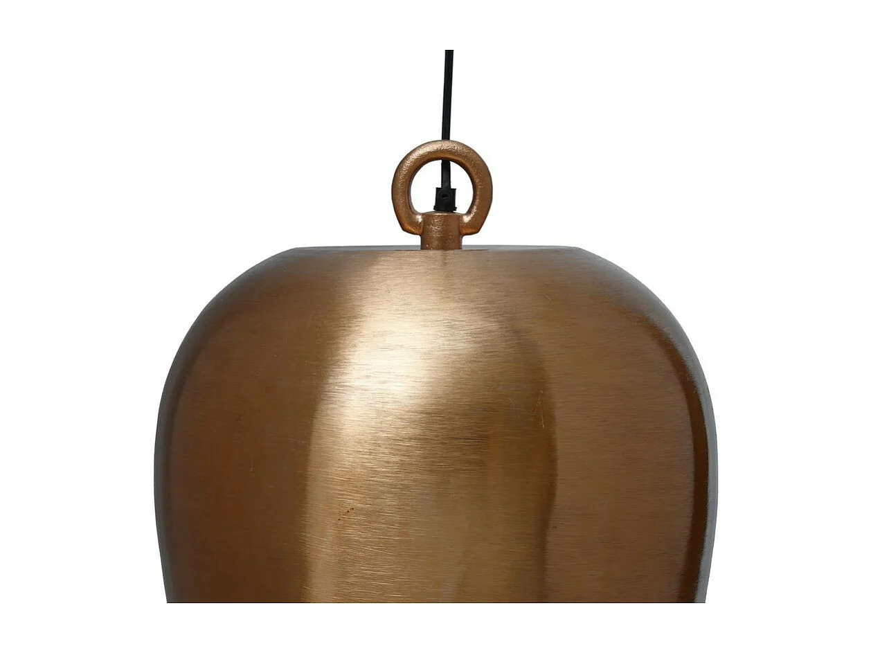 Lampe Suspension Design "Industriel" 28cm Cuivre