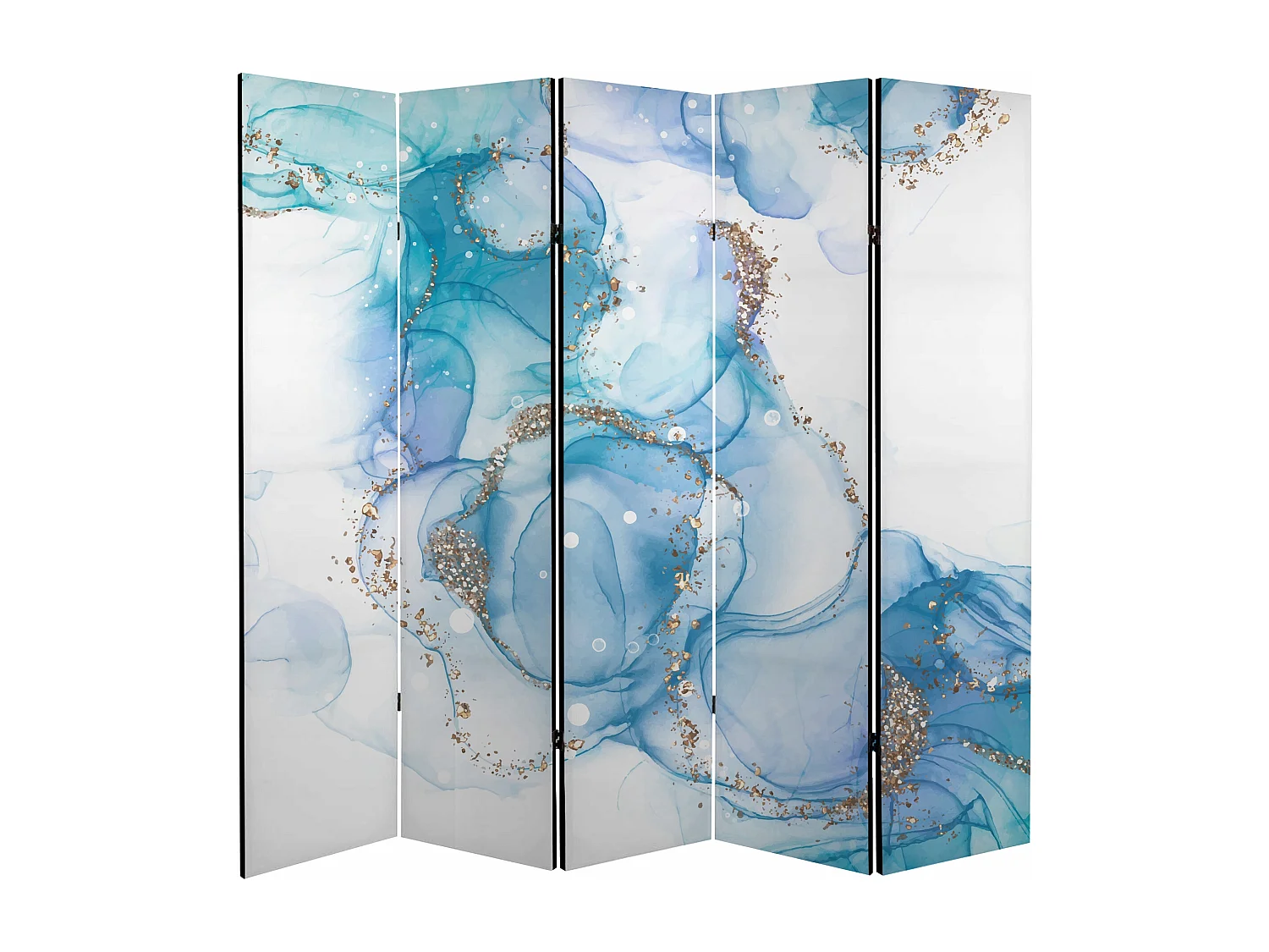 Raumteiler Foto Paravent Textur 225x172 cm beidseitig auf Vlies-Leinwand Bedruckt Trennwand Spanische Wand Sichtschutz Raumtrenner Design Ornament