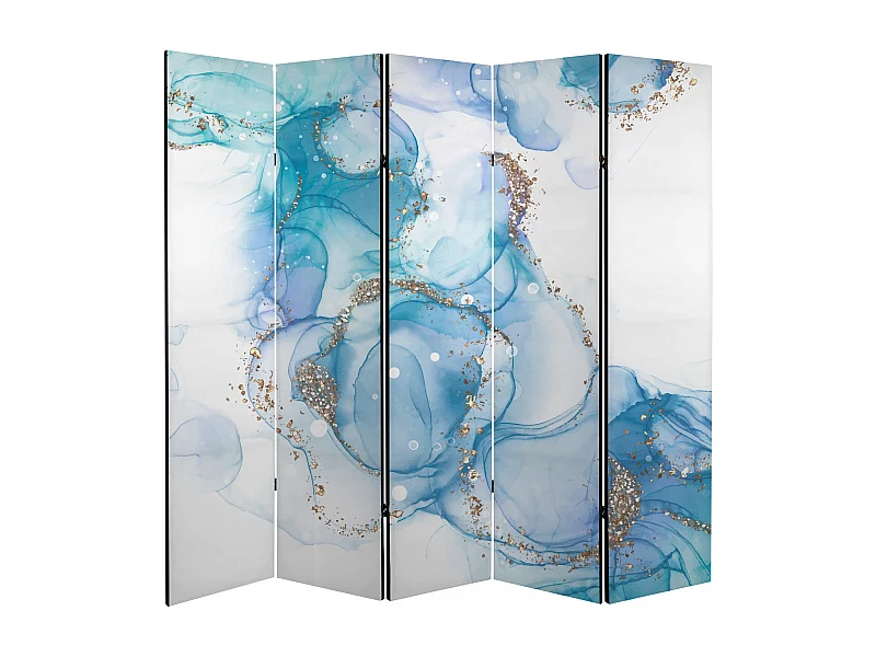 Raumteiler Foto Paravent Textur 225x172 cm beidseitig auf Vlies-Leinwand Bedruckt Trennwand Spanische Wand Sichtschutz Raumtrenner Design Ornament