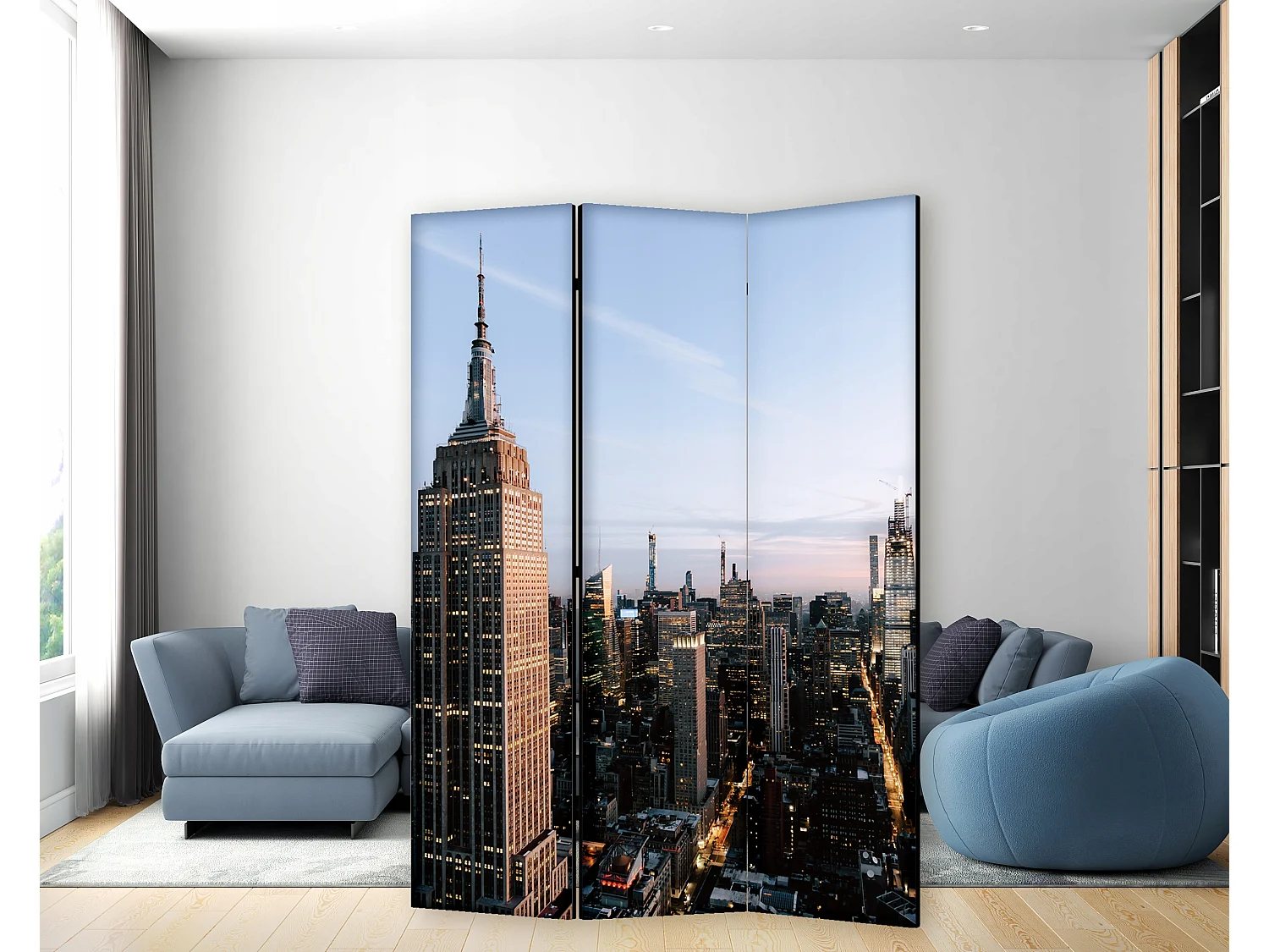 Raumteiler Foto Paravent Textur 135x172 cm beidseitig auf Vlies-Leinwand Bedruckt Trennwand Spanische Wand Sichtschutz Raumtrenner Design Ornament