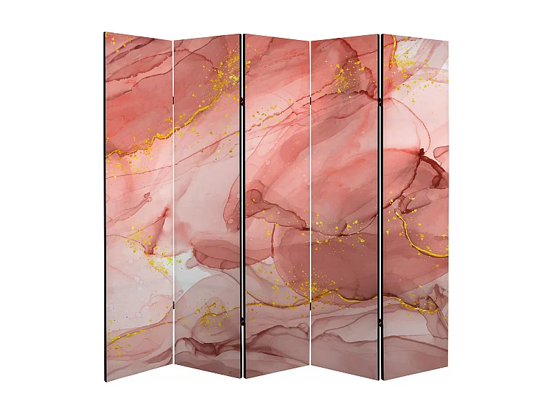 Raumteiler Foto Paravent Textur 225x172 cm beidseitig auf Vlies-Leinwand Bedruckt Trennwand Spanische Wand Sichtschutz Raumtrenner Design Ornament