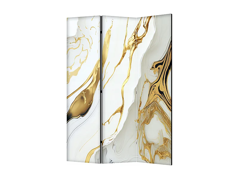 Raumteiler Foto Paravent Textur 135x172 cm beidseitig auf Vlies-Leinwand Bedruckt Trennwand Spanische Wand Sichtschutz Raumtrenner Design Ornament