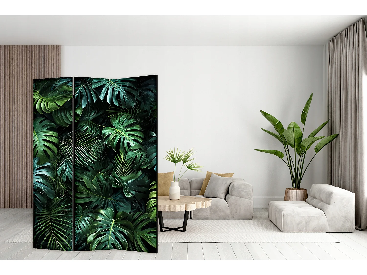 Raumteiler Foto Paravent Textur 135x172 cm beidseitig auf Vlies-Leinwand Bedruckt Trennwand Spanische Wand Sichtschutz Raumtrenner Design Ornament