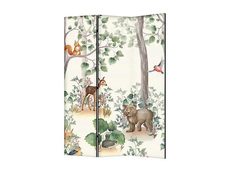 Raumteiler Foto Paravent Textur 135x172 cm beidseitig auf Vlies-Leinwand Bedruckt Trennwand Spanische Wand Sichtschutz Raumtrenner Design Ornament