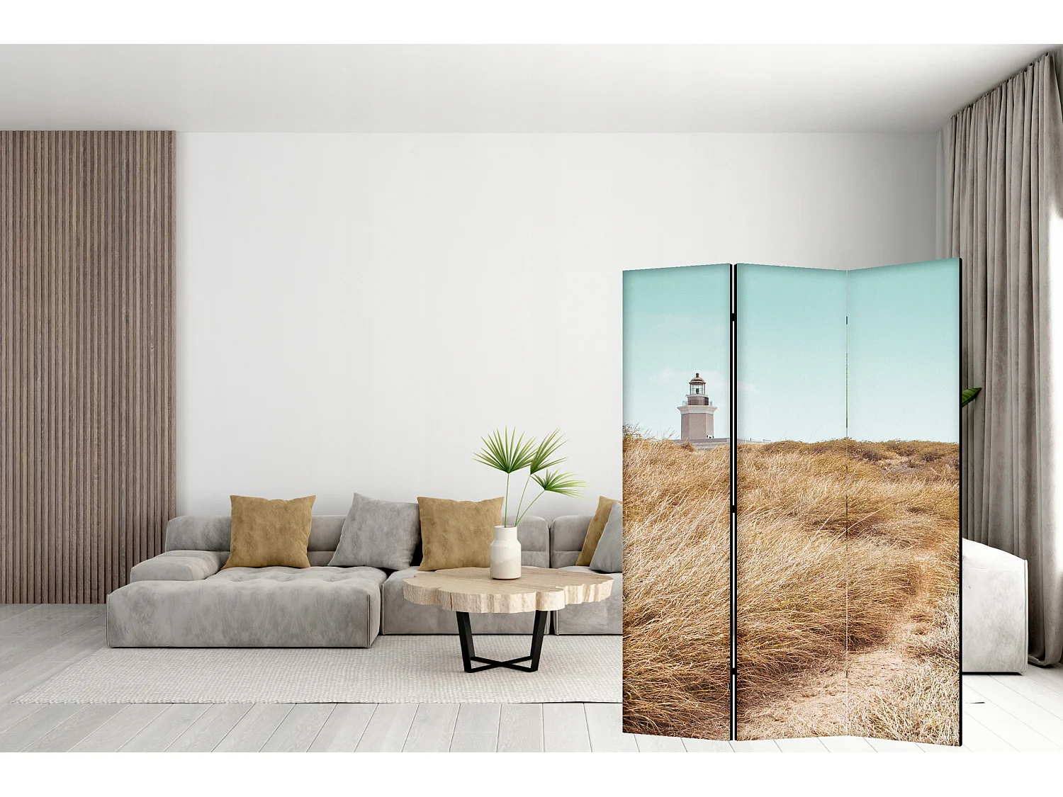 Raumteiler Foto Paravent Textur 135x172 cm beidseitig auf Vlies-Leinwand Bedruckt Trennwand Spanische Wand Sichtschutz Raumtrenner Design Ornament