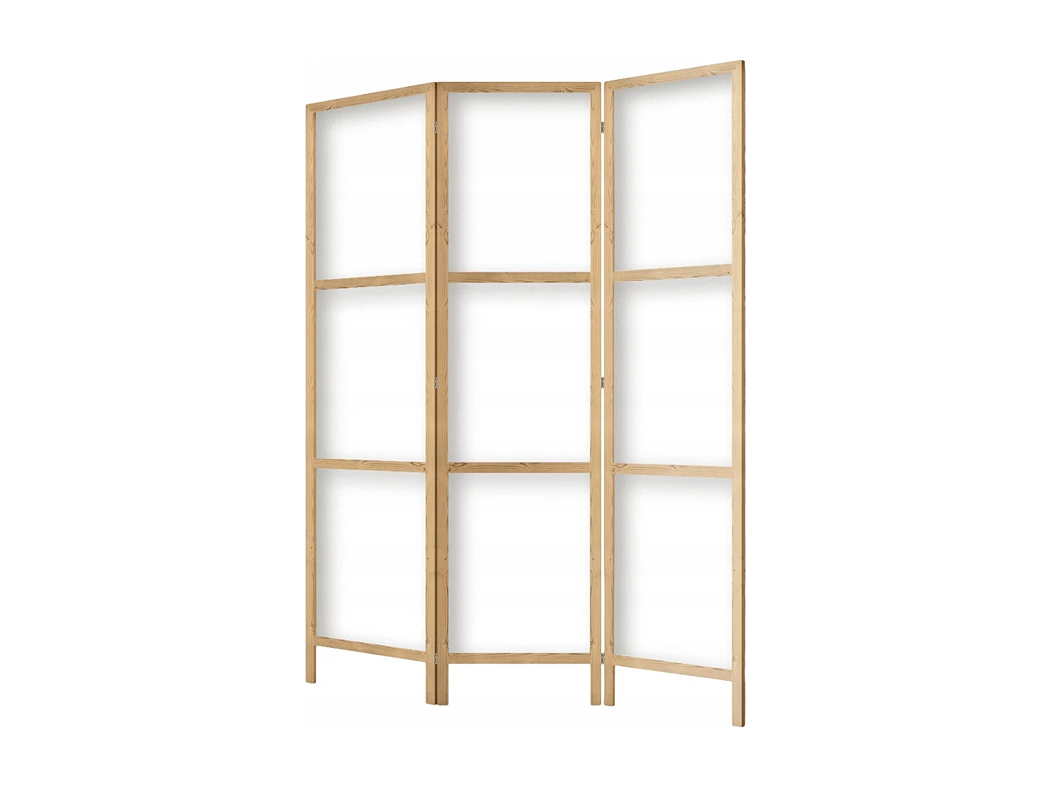 Paravent Innen Raumteiler Holz Japan 135x172 cm 3-teilig Japanische Trennwand Raumtrenner Room Divider Mobiler Sichtschutz Spanische Wand Raum Abtrennung